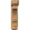 Ekena Millwork Balboa Craftsman Rough Sawn Bracket w/ Offset Brace, Western Red Cedar, 6"W x 22"D x 26"H BKT0604X22X26BOA04RWR - alternate 4